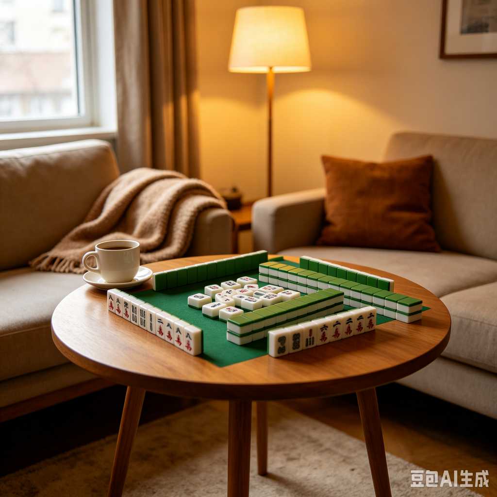pink mahjong set