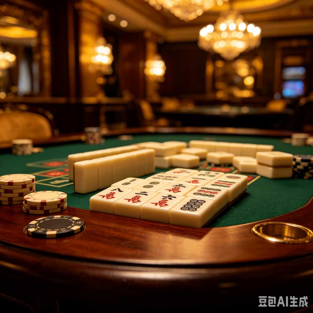 elegant text mahjong tiles