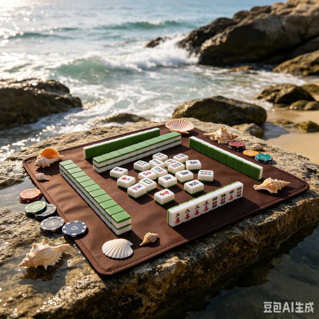 simulated ivory mahjong set